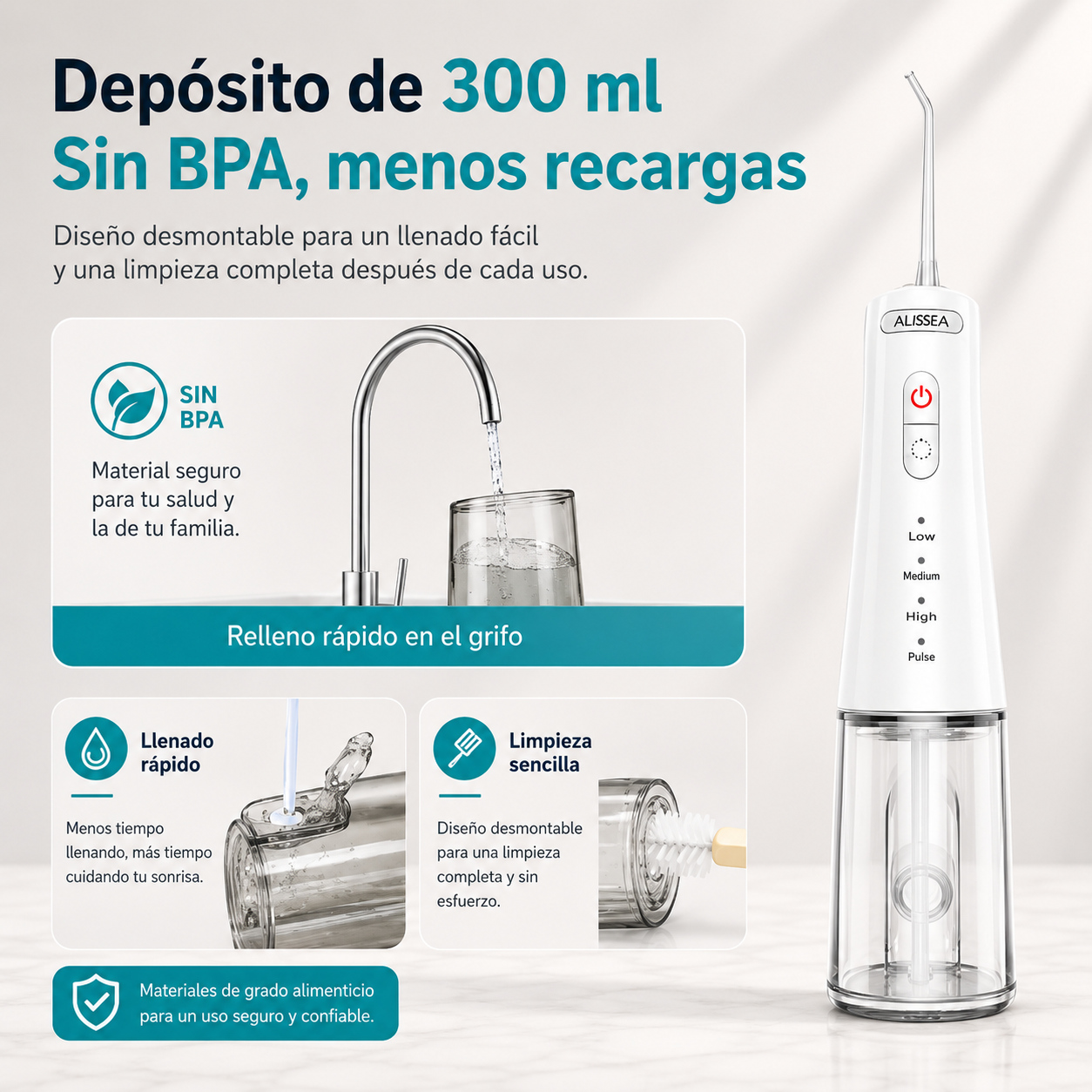 Irrigador Bucal para Brackets — Limpieza Profunda en Casa