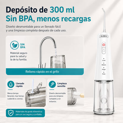 Irrigador Bucal para Brackets — Limpieza Profunda en Casa