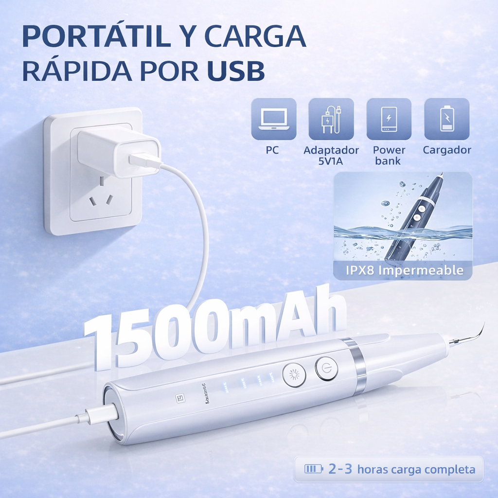 Removedor de Sarro Eléctrico sin Dolor en Casa